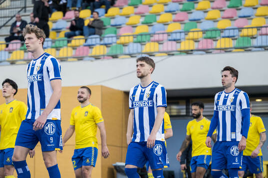 Laurs Skjellerup, Andreas Pyndt and Anders Trondsen of IFK