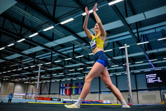 Ellen Ekholm of Sweden celebrates
