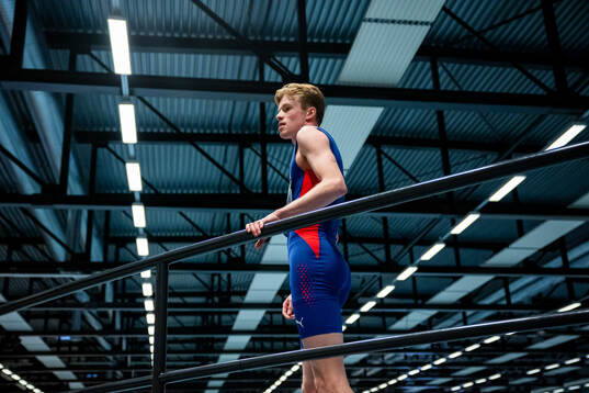 Håvard Bentdal Ingvaldsen of Norway ahead of men’s 400