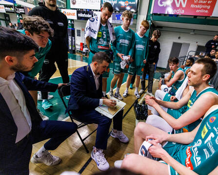 Södertäljes tränare Sergi Brugué Garcia