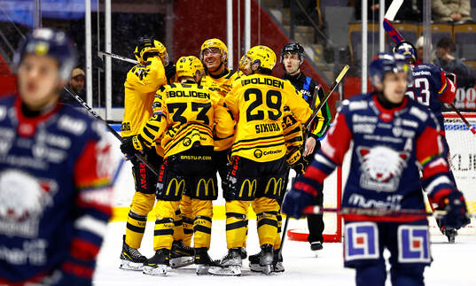 Skellefteås spelare jublar