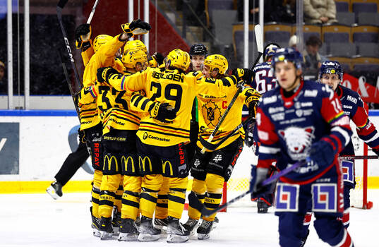 Skellefteås spelare jublar