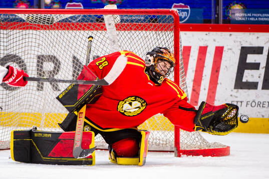 Brynäs målvakt Klara Peslarova