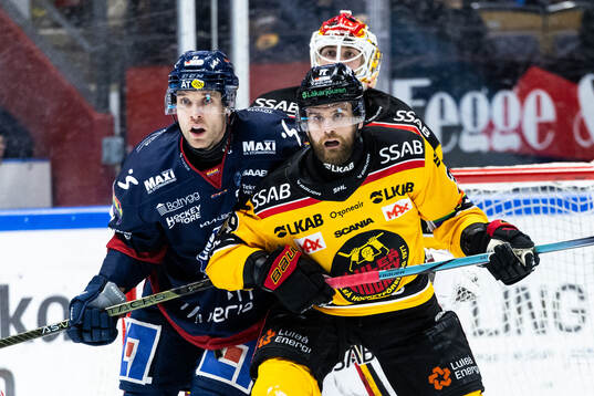 Linköpings Patrick Russell och Luleås Pontus Själin