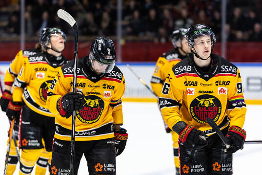 Luleås spelare deppar