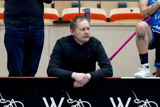 Kalmarsunds tränare Viktor Sheffield