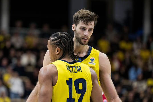 Melwin Pantzar and Adam Ramstedt of Sweden celebrates