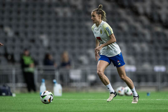 Nathalie Björn of Sweden of the women's national football
