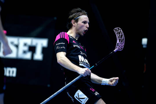 Faluns Malte Lundmark jublar