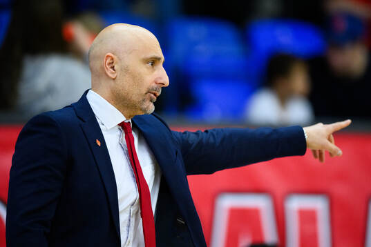 Uppsalas tränare Panagiotis Nikolaidis