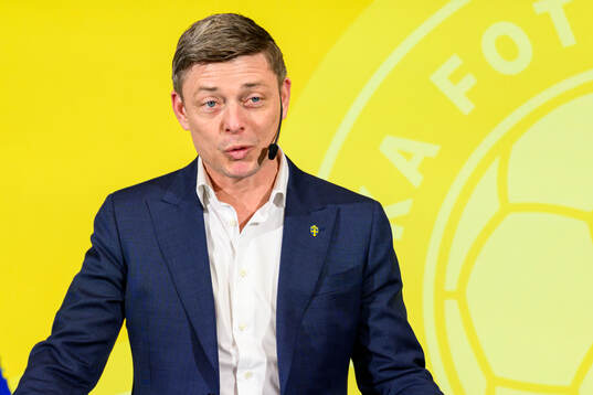 Head coach Jon Dahl Tomasson of the Swedish national