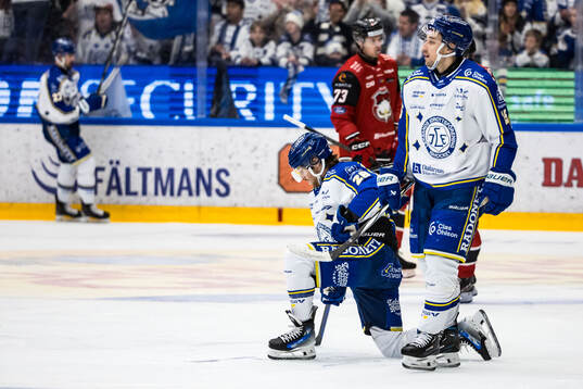 Leksands Justin Glenn Kloos och Max Veronneau
