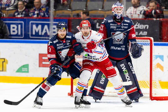 Linköpings Linus Hultström och Timrås Albin Lundin