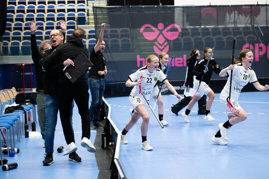 Lunds spelare och huvudtränare Jörgen Hammer och Pontus