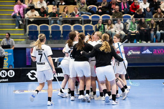 Lunds spelare jublar