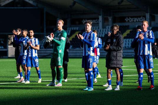IFK Göteborgs målvakt Pontus Dahlberg och Gustaf Norlin