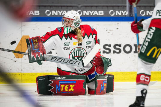 Frölundas målvakt Maja Helge
