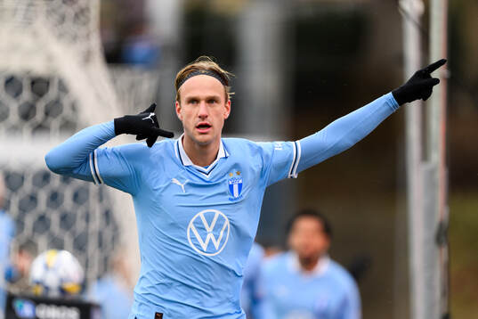Malmö FFs Erik Botheim jublar