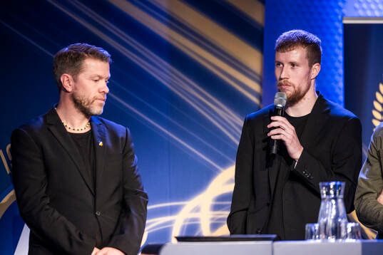 Pål Arne Johansen, Häcken, och Simon Gustafson, Häcken