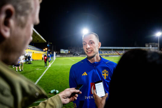 Gustaf Nilsson of the Swedish men's national football team
