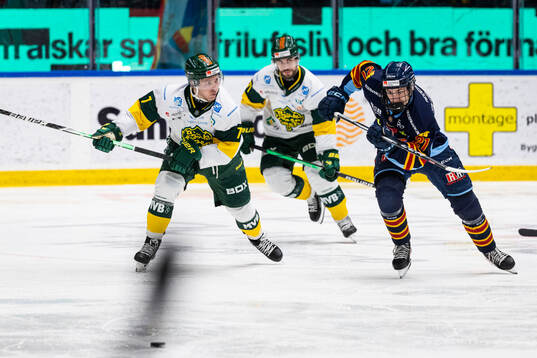 Björklövens Nicholas Schilkey och Djurgårdens Linus