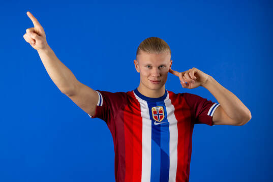 Erling Braut Haaland of the Norwegian national football