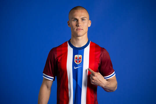 Leo Østigård of the Norwegian national football team