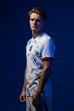 Martin Ødegaard of the Norwegian national football team