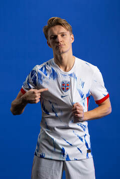 Martin Ødegaard of the Norwegian national football team