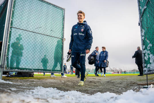 Martin Ødegaard of the Norwegian national football team