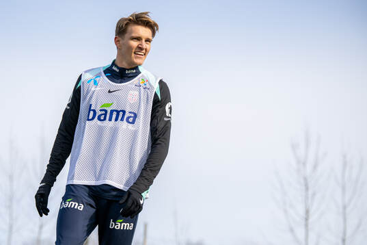 Martin Ødegaard of the Norwegian national football team