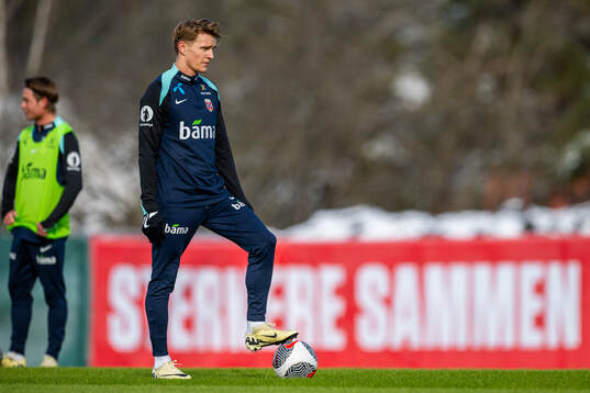 Martin Ødegaard of the Norwegian national football team