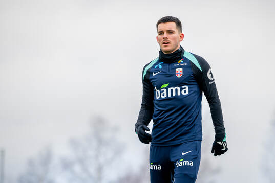 Hugo Vetlesen of the Norwegian national football team