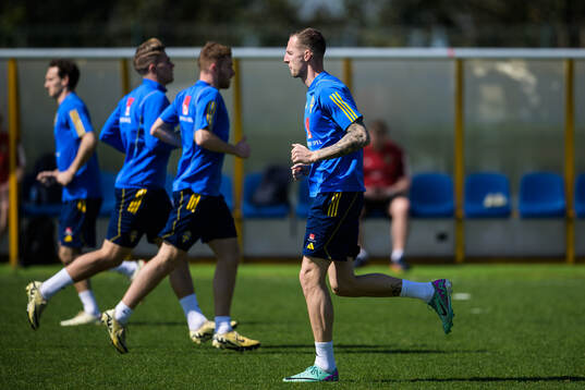 Gustaf Nilsson of the Swedish men's national football team