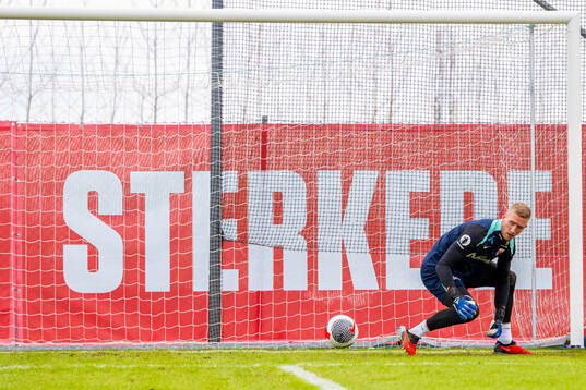 Goalkeeper Egil Selvik of the Norwegian national football
