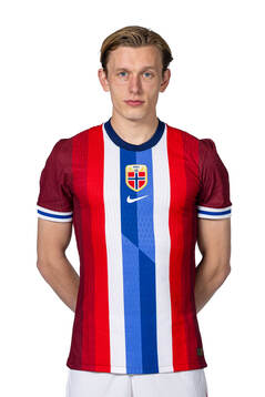 Marcus Holmgren Pedersen of the Norwegian national football