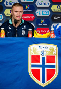 Erling Braut Haaland of the Norwegian national football team