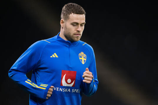 Gabriel Gudmundsson of Sweden of the Swedish men's national