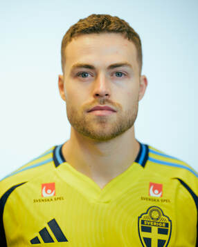 Gabriel Gudmundsson of the Swedish men's national football