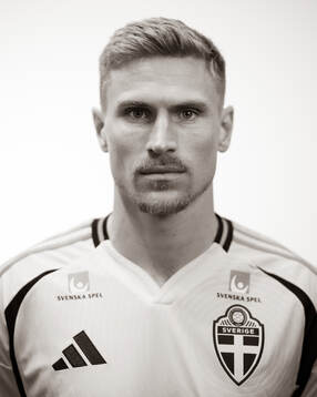 Carl Starfelt of the Swedish men's national football team