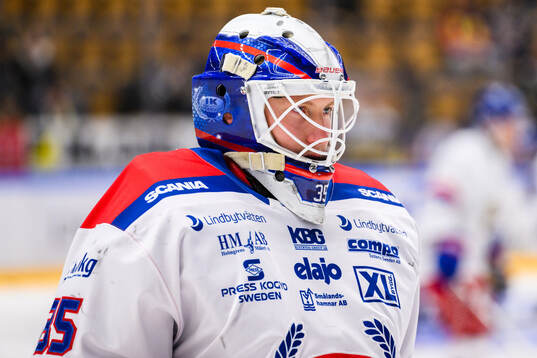Oskarshamns målvakt Emil Kruse