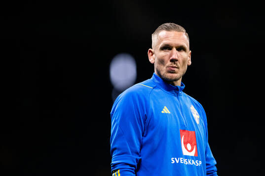 Goalkeeper Robin Olsen of the Swedish men's national