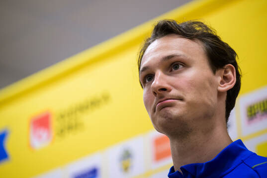 Hjalmar Ekdal of the Swedish men's national football team