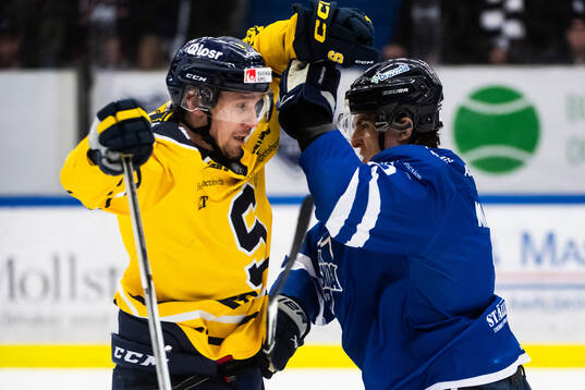 Södertäljes Viktor Liljegren och Karlskogas Stefan