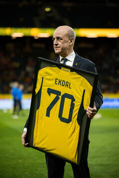 Fredrik Reinfeldt, president of the Swedish Football
