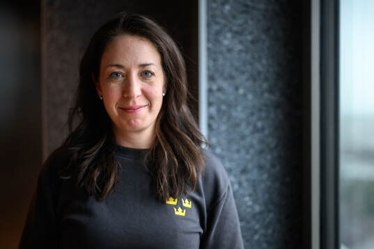 Team manager, Sara Ridderlund of Sweden poses for a