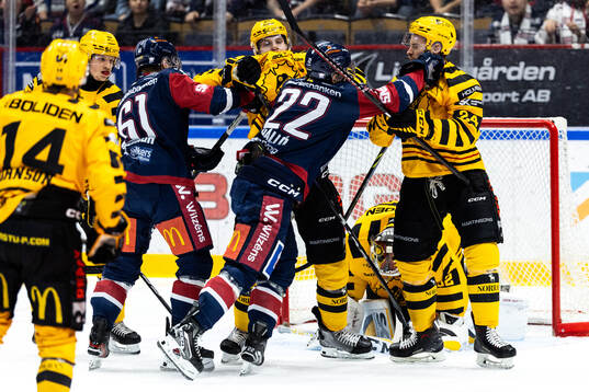 Linköpings Vilmos Gallo och Skellefteås Oscar Lindberg