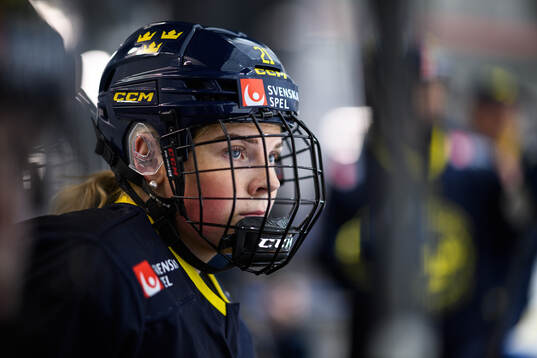 Lova Blom of Sweden at a practice session