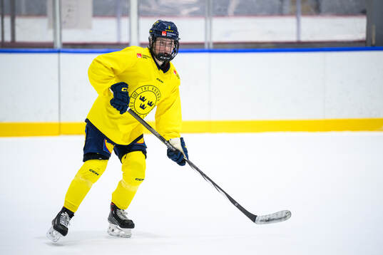 Hilda Svensson of Sweden at a practice session