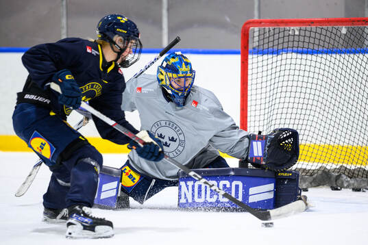 Bläddra bland fler bilder av 2024 IIHF Women's World Championship, Day -5, Sweden, Practice